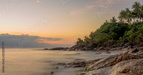 Khanom Beach (Thailand) at sunrise