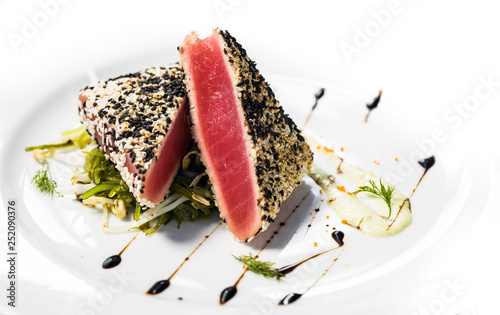 Seared Ahi Tuna Appetizer Sashimi