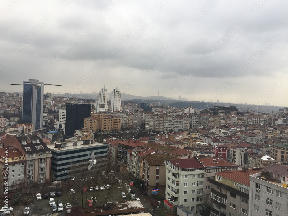 Moody sky in Istanbul