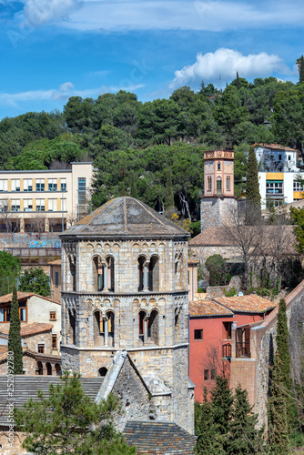 Monastery in Girona, Spain photo