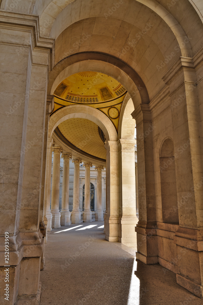 Palais Longchamp during a sunny day in Marseille, France