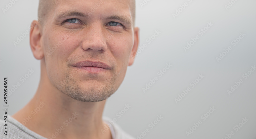 Fototapeta premium Portrait of Caucasian adult male