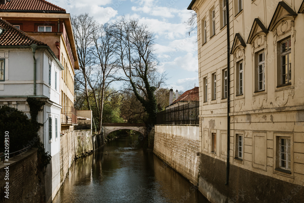 Water canal from Prague, Czech Republic