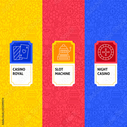 Line Casino Package Labels