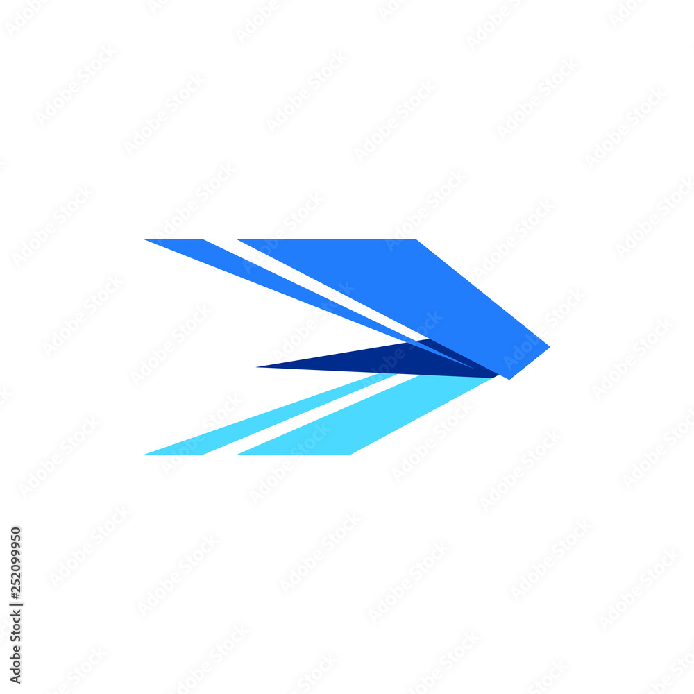Modern Arrow Icon Logo Template Modern Arrow Icon Logo Template