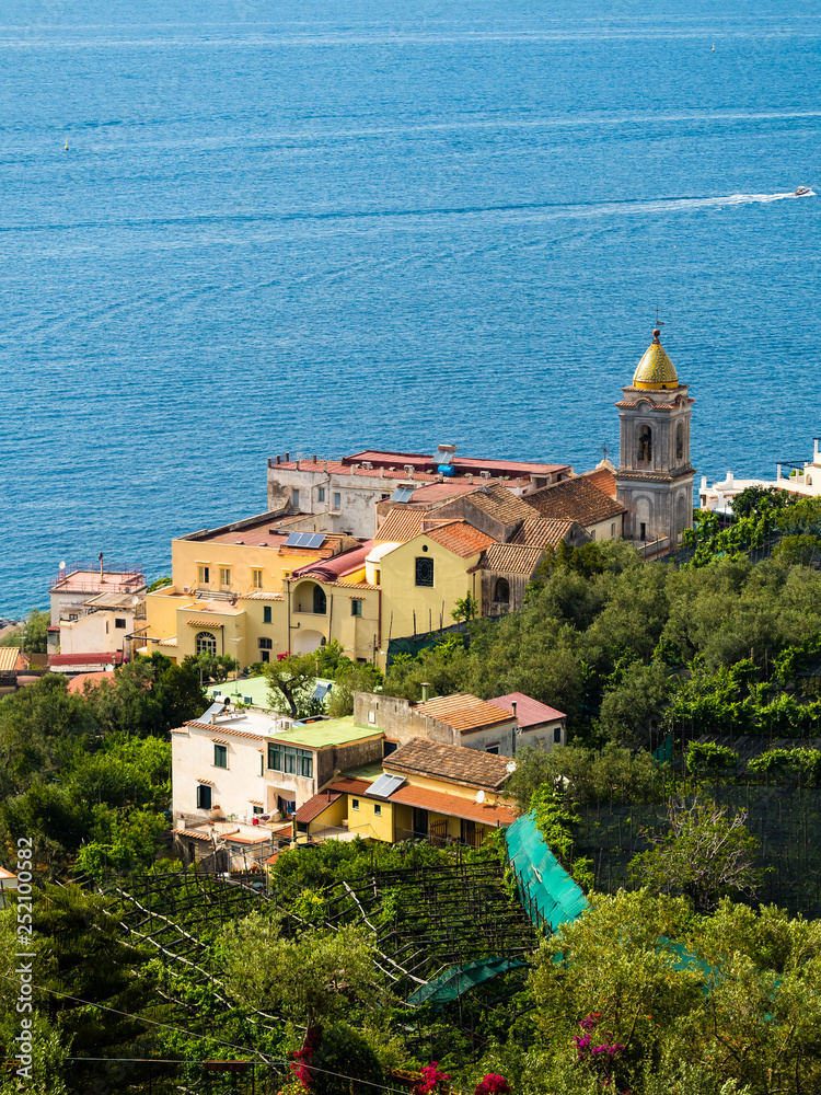 Capri Seen From Massa Lubrense, Italy by Print Collector