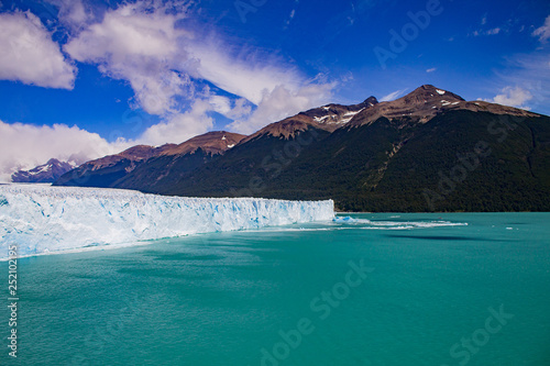 Glacier Perito Moreno Right Side View El Calafate Patagonia Argentina