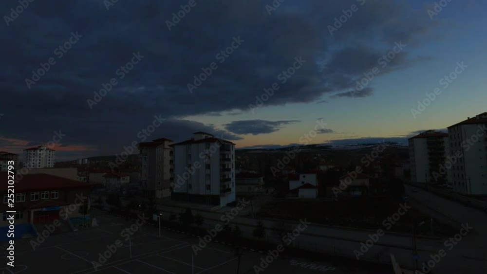 storm clouds, clouds and city, timelapse video, moving in the sky storm clouds, clouds and city, timelapse video, moving in the sky