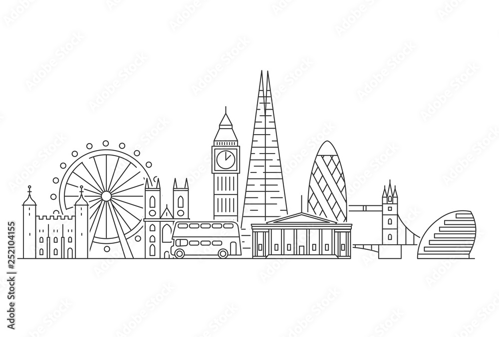 London city skyline.