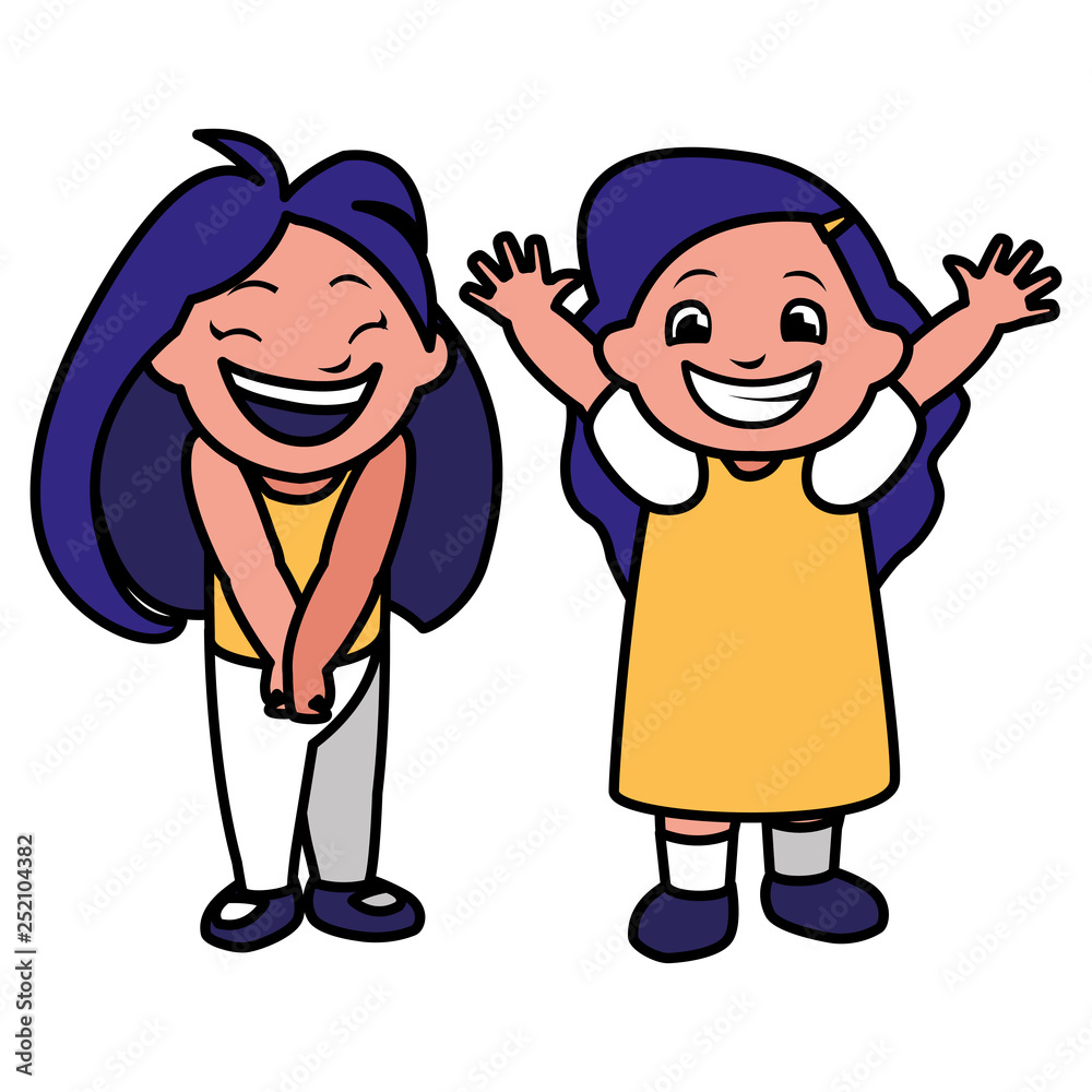 happy little girls celebrating happy little girls celebrating