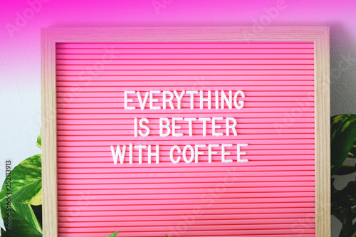 But first coffee