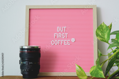 But first coffee