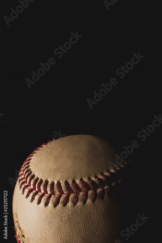 Dirty old baseball