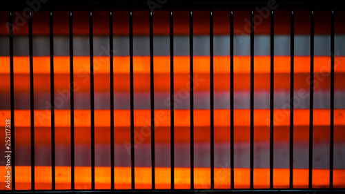 Canvas Print electric heater abstract background device hot