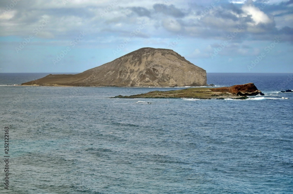 Rocky Coast of Oahu Island, Hawaii, USA Rocky Coast of Oahu Island, Hawaii, USA