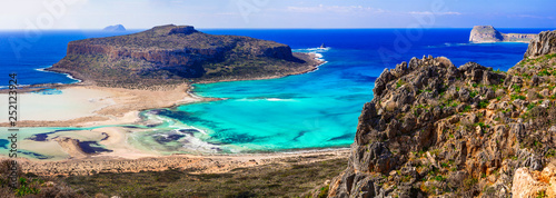amazing nature of Greece - Balos bay in Crete island