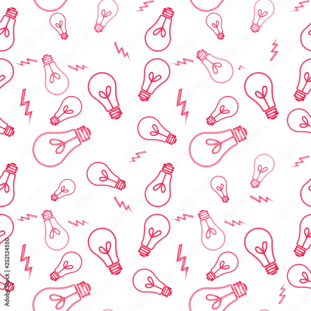Seamless red bulb repeated tiles pattern useful for both printing and digital designing needs with 300dpi. Seamless red bulb repeated tiles pattern useful for both printing and digital designing needs with 300dpi.