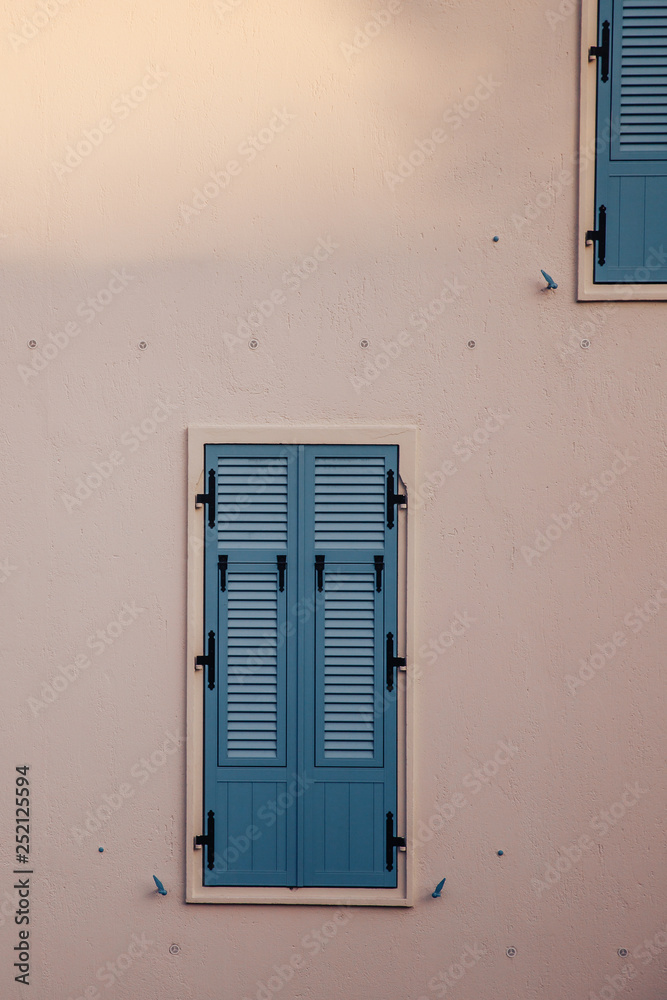 Fototapeta premium old European window shutters