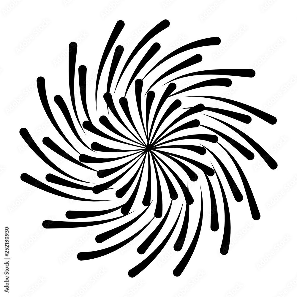 sunburst circular isolated icon sunburst circular isolated icon