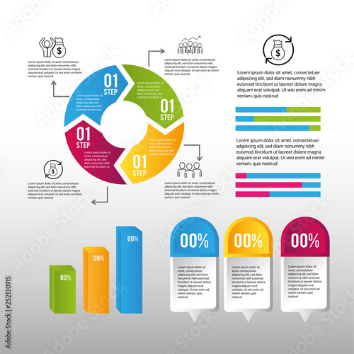 infographic strategy business proccess plan