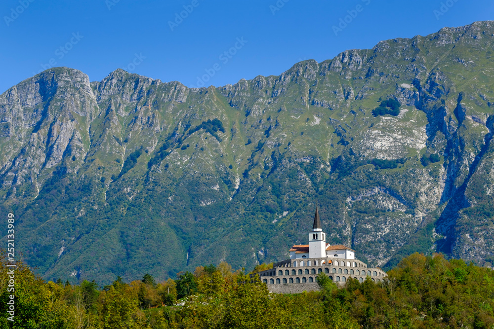 Slovenia, Soca Valley, near Kobarid, Church of St. Anton Slovenia, Soca Valley, near Kobarid, Church of St. Anton