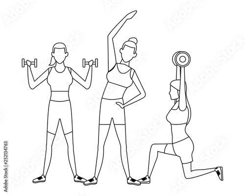 women working out