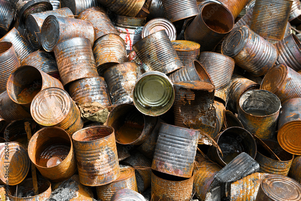 Pile of Metal Cans