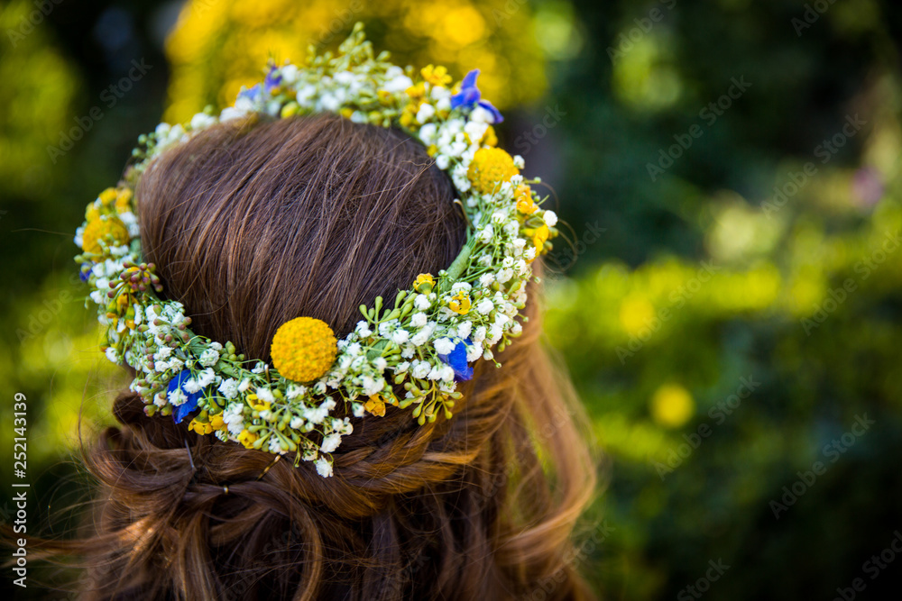 Naklejka premium Princess Flower Crown Tiara