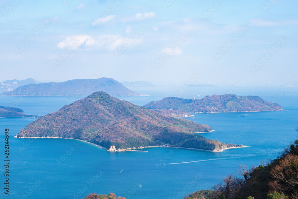 Awashima iland on the seto inland sea ,Shikoku,Japan