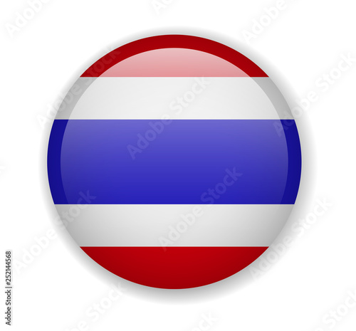 Free Download Thailand flag round bright icon vector Illustration - GFXLoad