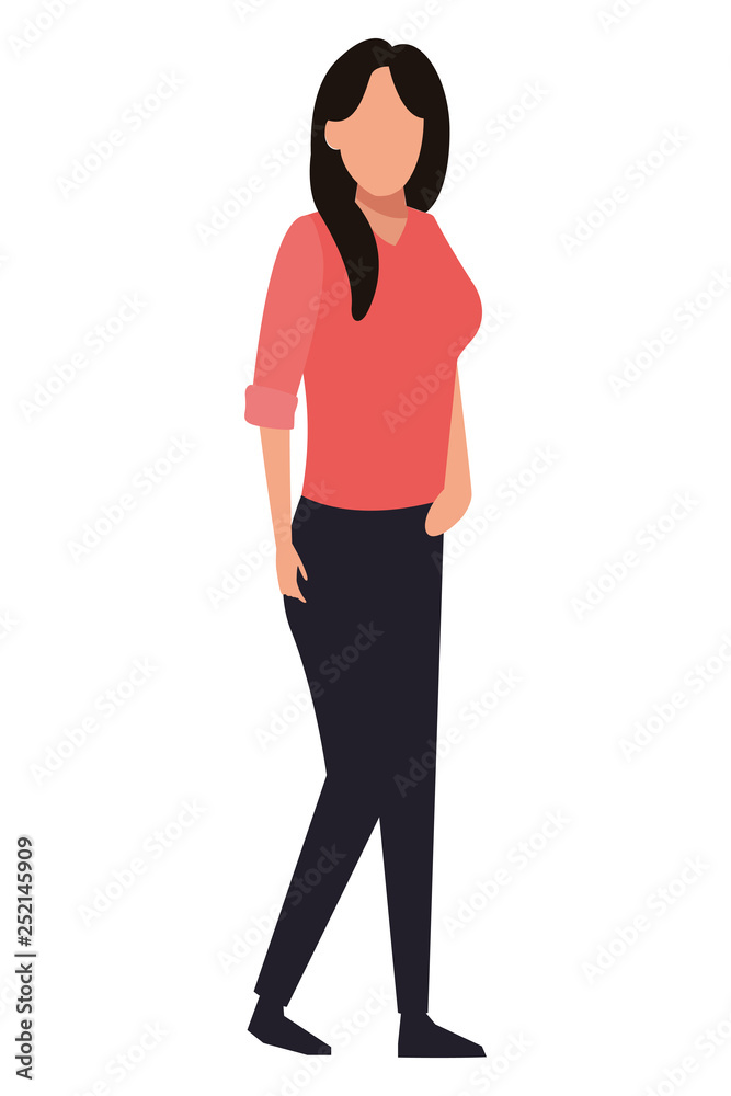 woman avatar isolated woman avatar isolated
