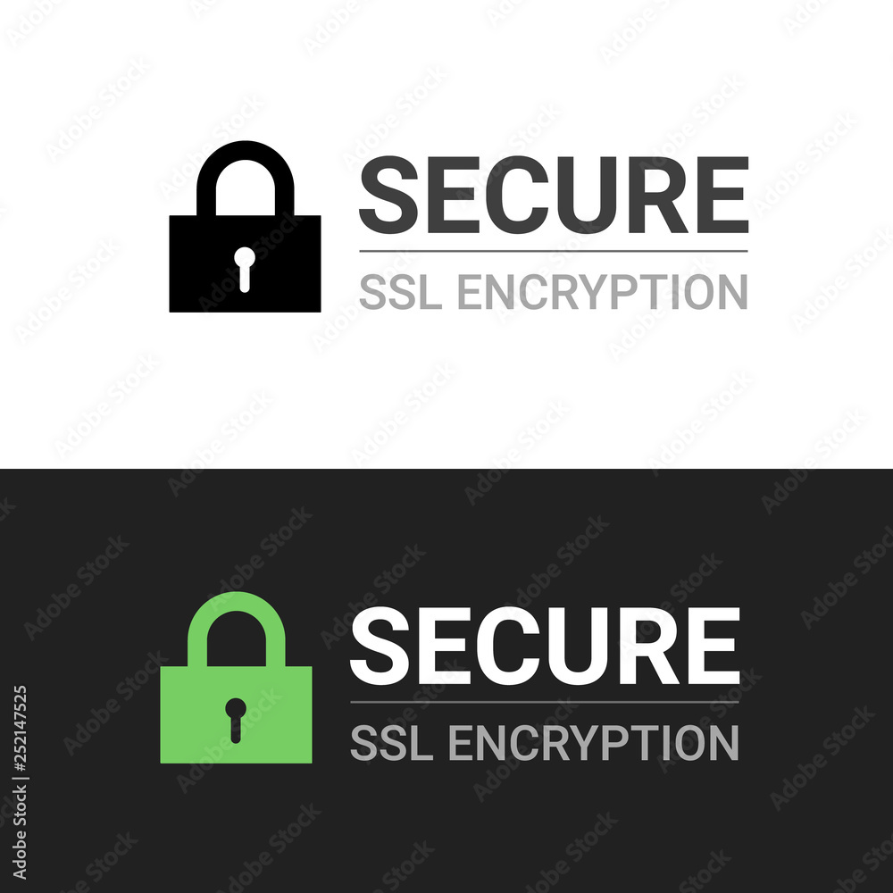 Secure your site with HTTPS, Secure connection icon vector illustration isolated, flat style secured ssl shield symbols, protected safe data encryption technology, https certificate privacy sign Secure your site with HTTPS, Secure connection icon vector illustration isolated, flat style secured ssl shield symbols, protected safe data encryption technology, https certificate privacy sign