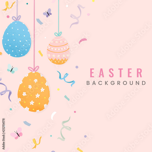 Happy Easter card design