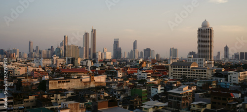 View over city of Bangkok, Thailand
