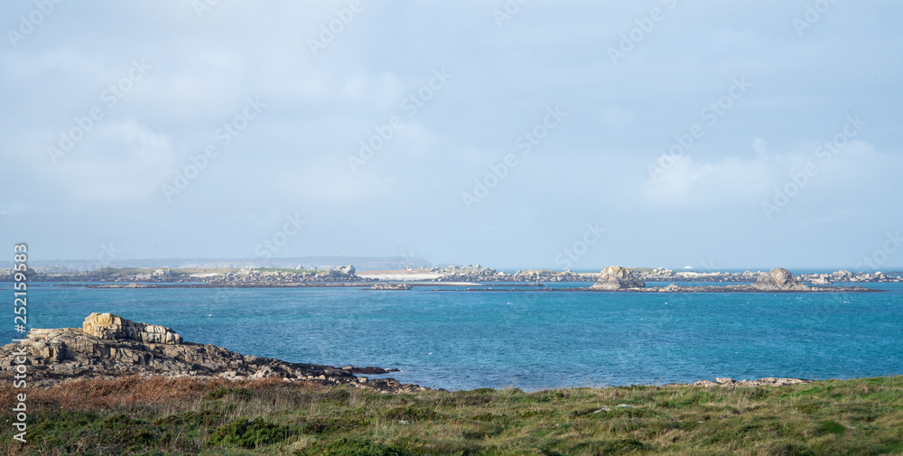 Panorama ile de Molène Finistère nord Bretagne France