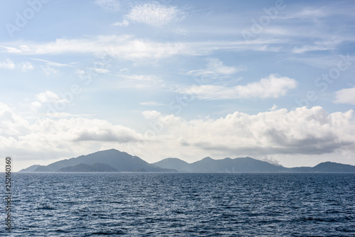 Fototapeta Naklejka Na Ścianę i Meble -  Far away island in  ocean