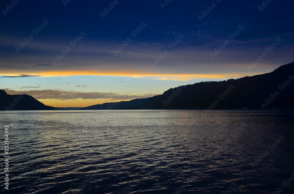 Sunrise at Lake Toba, North Sumatra, Indonesia