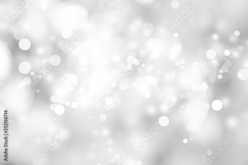 Fototapeta Naklejka Na Ścianę i Meble -  white blur abstract background. bokeh Christmas blurred beautiful shiny Christmas lights