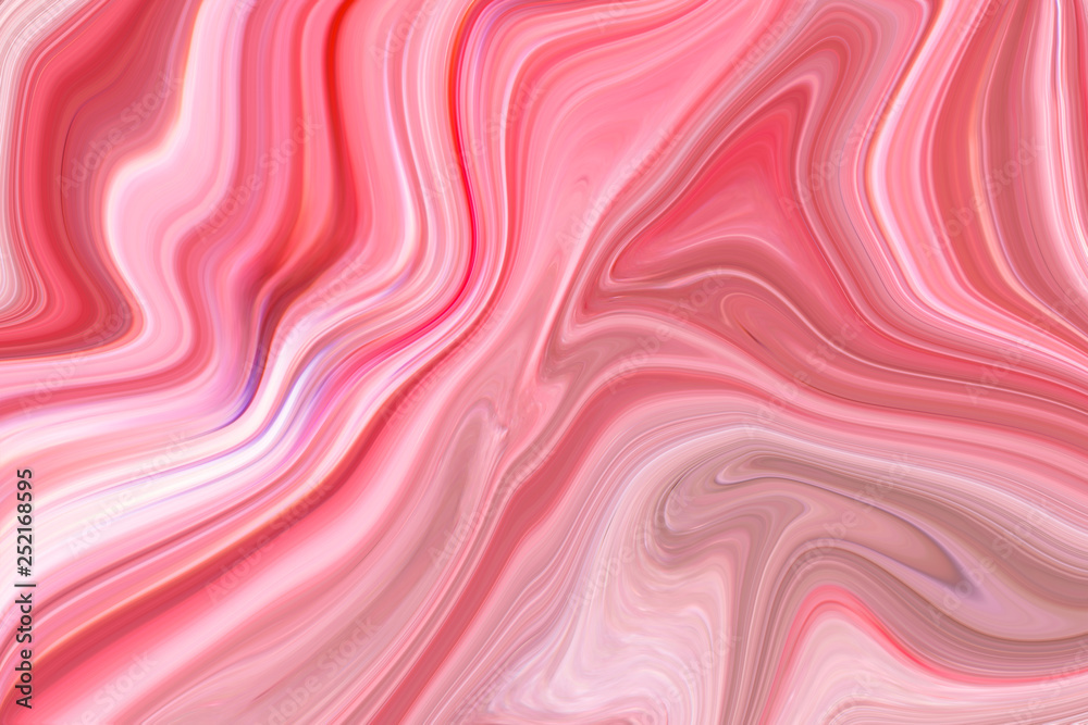 Fototapeta premium Marble ink colorful. Pink marble pattern texture abstract background. can be used for background or wallpaper