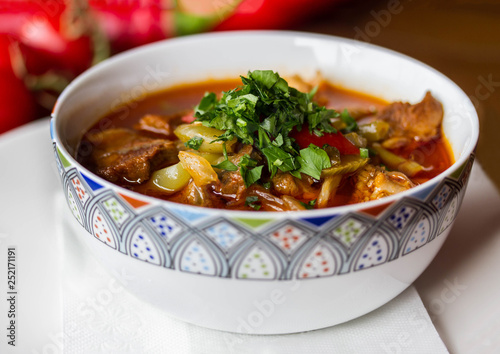 Lagman. Dish of Uzbek cuisine.
