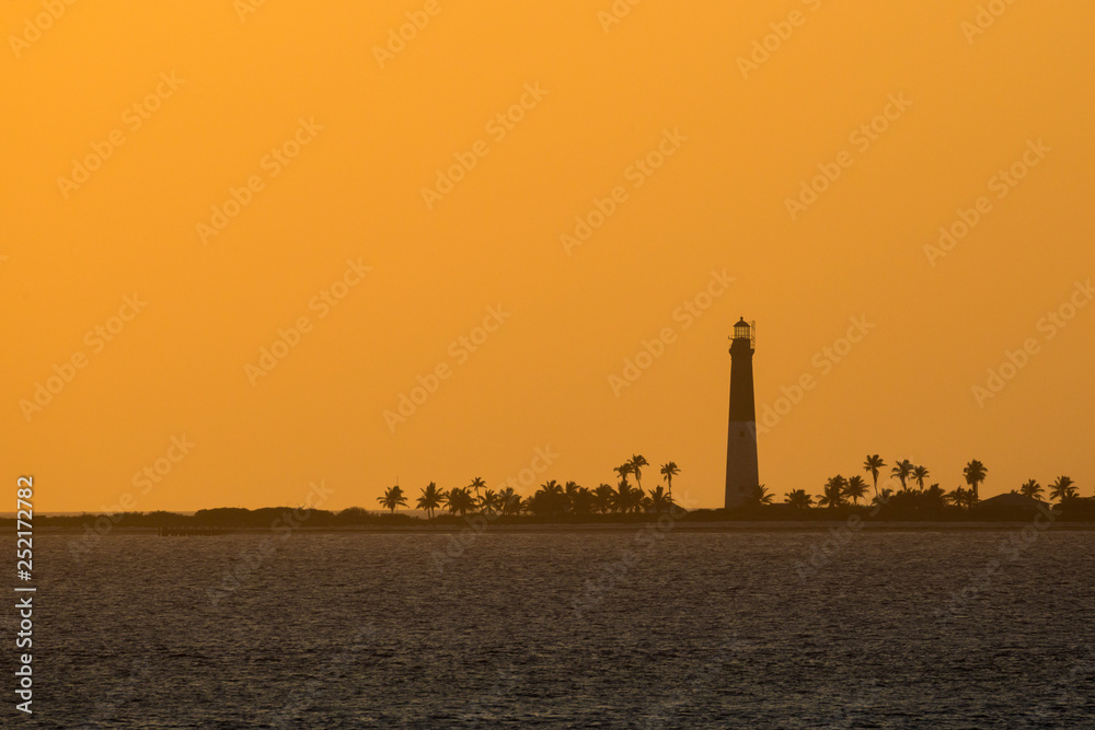Sunset at Fort Jefferson in Dry Tortugas National Park (Florida).