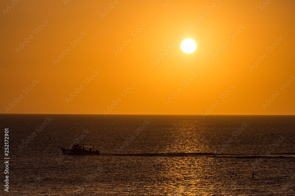 Sunset at Fort Jefferson in Dry Tortugas National Park (Florida). Sunset at Fort Jefferson in Dry Tortugas National Park (Florida).