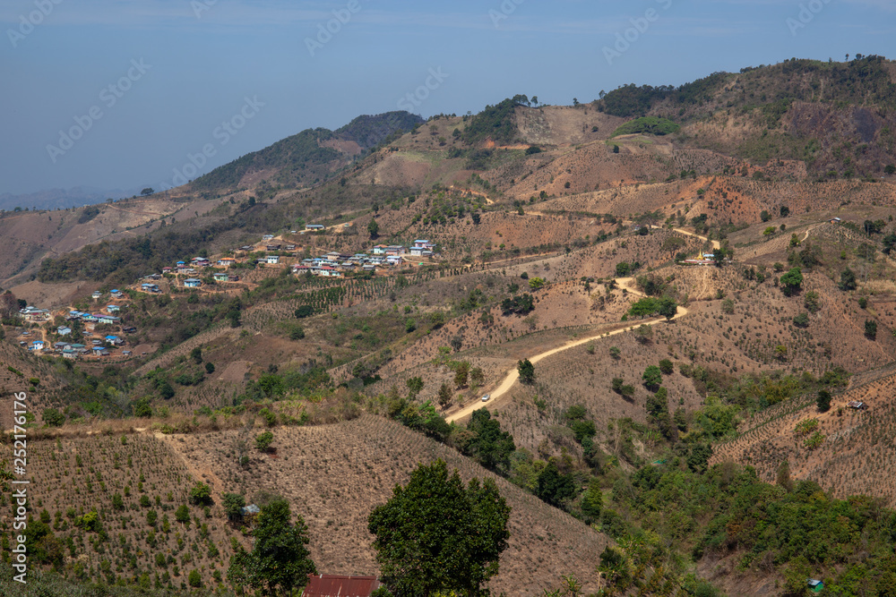Kalaw View Point in Burma