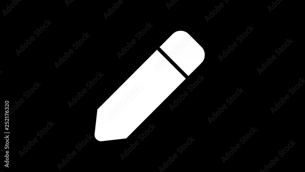 From the Glitch effect arises pen symbol. Then the TV turns off. Alpha channel Premultiplied - Matted with color black From the Glitch effect arises pen symbol. Then the TV turns off. Alpha channel Premultiplied - Matted with color black