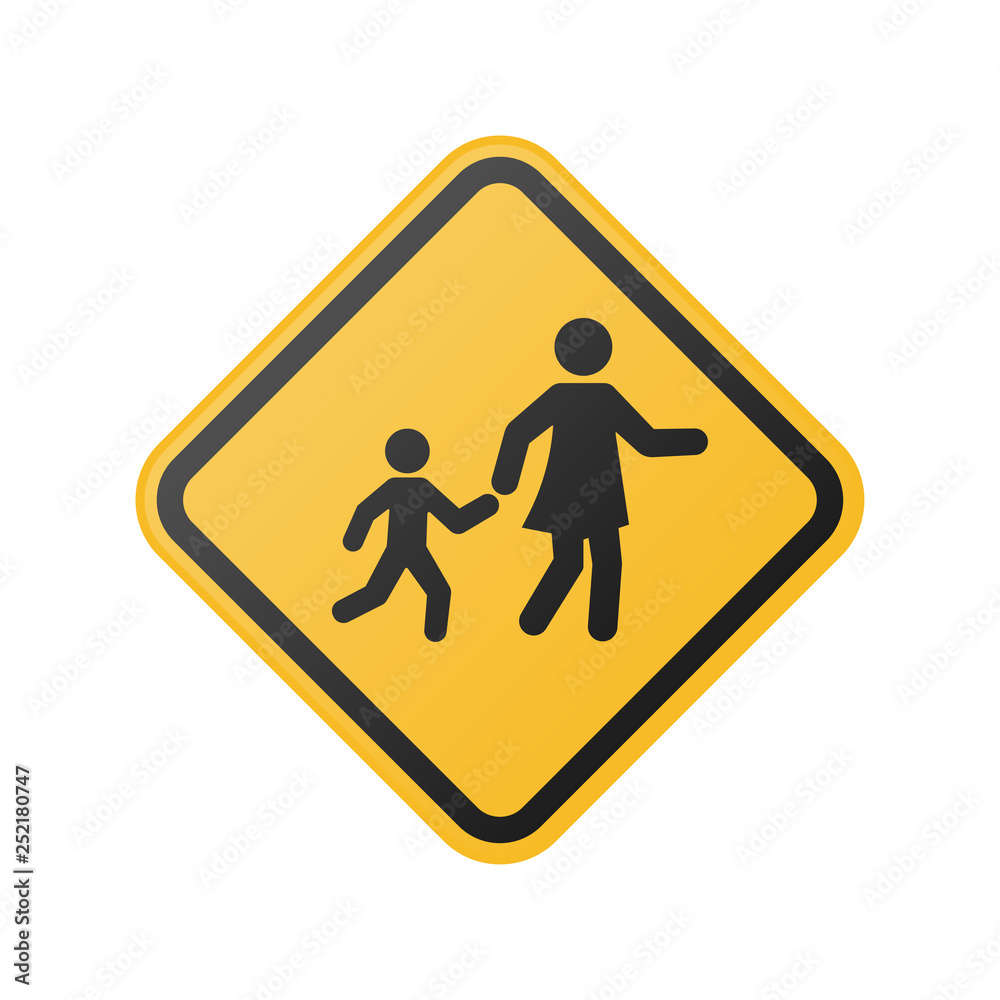 children crossing sign