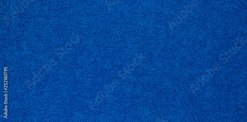blue carpet background, blue fabric texture background, closeup
