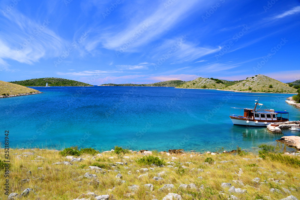 Kornati islands national park in the Adriatic sea. Croatia.