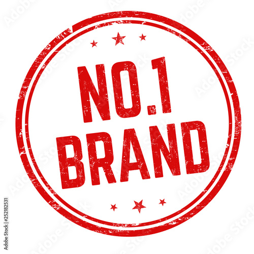 No. 1 brand sign or stamp