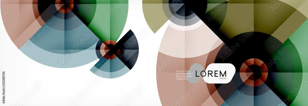 Geometric circle abstract background, creative geometric wallpaper. Geometric circle abstract background, creative geometric wallpaper.