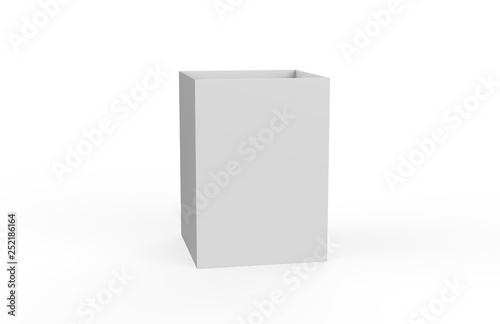 Square table talker, display and promote your latest offers and products on this self-standing design, ideal for cafes, bars and restaurants, mock up template, 3d illustration